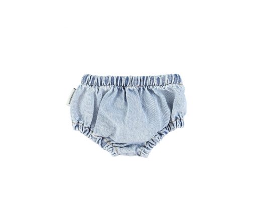 PiuPiuChick - Baby Jeans Höschen, Light Blue (12M.) – Bild 2