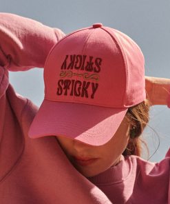 Sticky Lemon - The Sticky Sis Club, Cap Embroidery, Tulip Pink