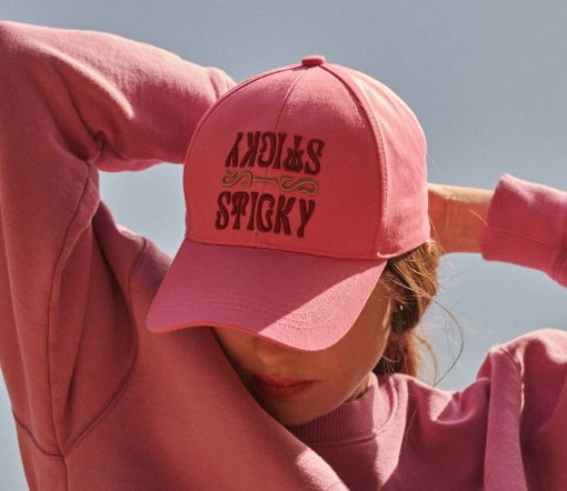 Sticky Sis - The Sticky Sis Club, Cap Embroidery, Tulip Pink