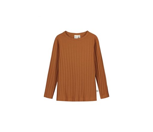 Mainio - Longsleeve "Wide Rib", Terra Argon Oil, GOTS-zertifiziert – Bild 2