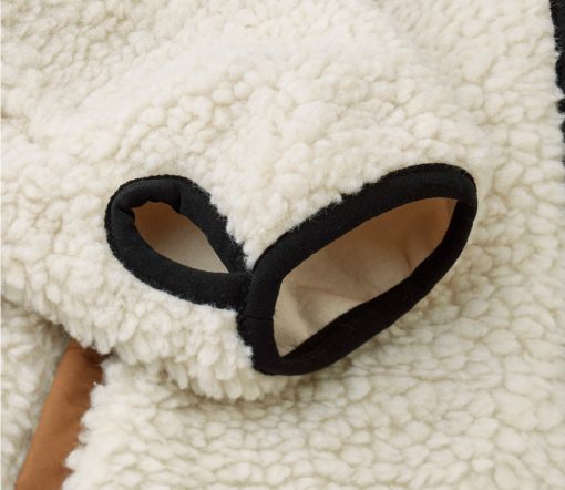 Liewood -  Teddyjacke "Nolan", Pecan/Sandy Mix (6J.) – Bild 4