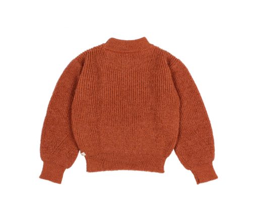 Búho Barcelona - Boho Strick Pullover, Rust – Bild 3