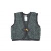 Alwero - Bodywarmer Alpen Junior, Biowolle, ANTHRAZIT