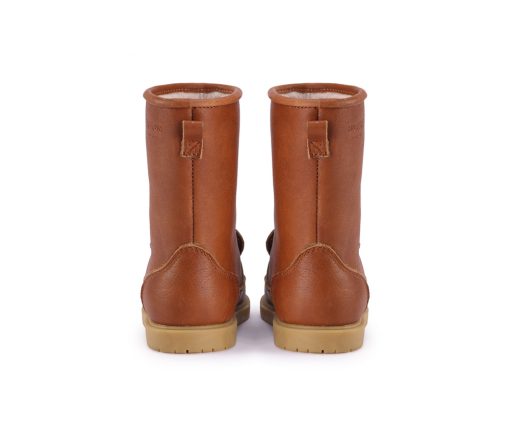 Donsje Amsterdam - Kinderstiefel "Wadudu Lining Bear", gefüttert, cognac – Bild 5