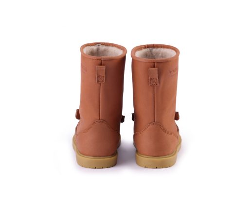 Donsje Amsterdam - Kinderstiefel "Wadudu Lining Deer", gefüttert, cognac – Bild 3