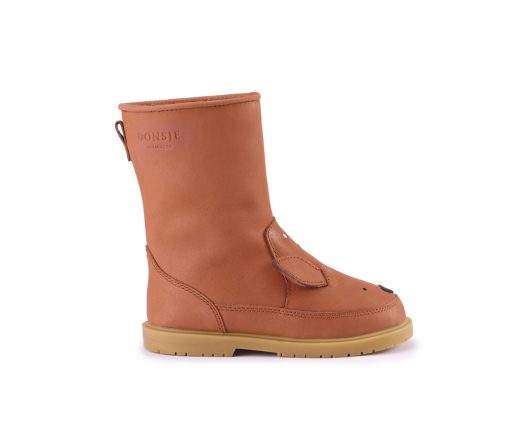 Donsje Amsterdam - Kinderstiefel "Wadudu Lining Deer", gefüttert, cognac – Bild 5