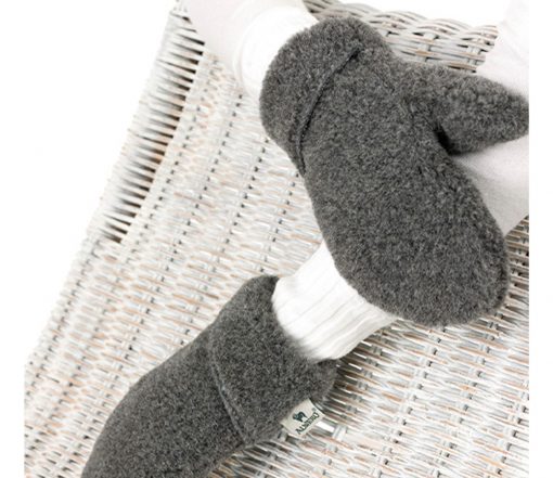 Alwero - Handschuhe, Freeze Adult, Graphite, Biowolle – Bild 3