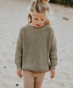YUKI - Chunky Knit, SAGE, Bio Baumwolle