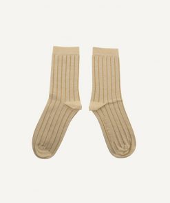 Monk & Anna - Sock, Glitter Lines, Milk