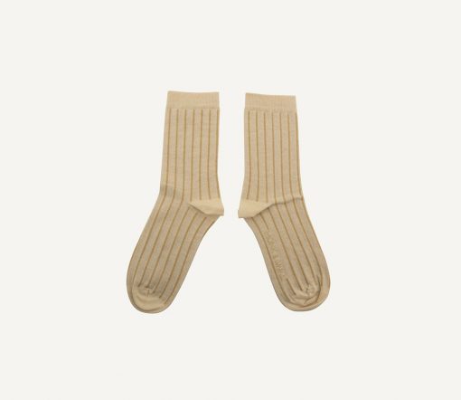 Monk & Anna - Sock, Glitter Lines, Milk
