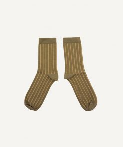 Monk & Anna - Sock, Glitter Lines, Pistachio