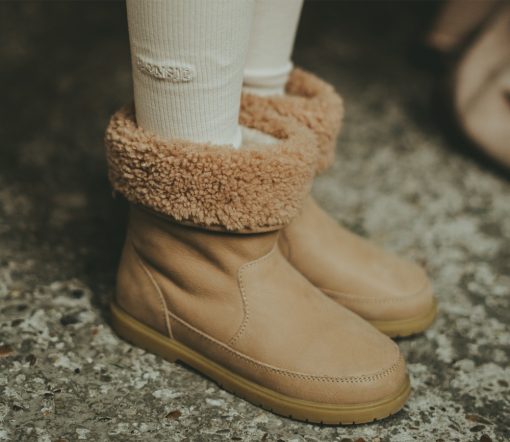 Donsje Amsterdam - Kinderstiefel "Nold Lining", gefüttert, beige – Bild 2