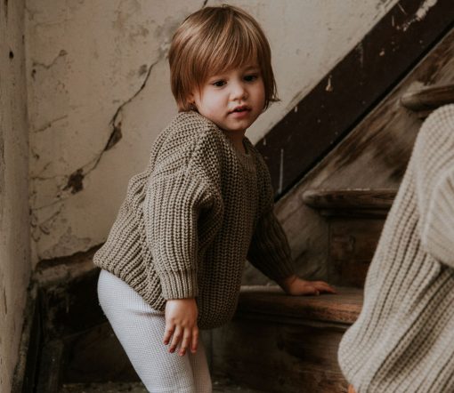 YUKI - Chunky Knit, SAGE, Bio Baumwolle – Bild 6