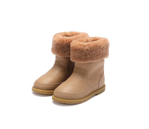Donsje Amsterdam - Kinderstiefel "Nold Lining", gefüttert, beige
