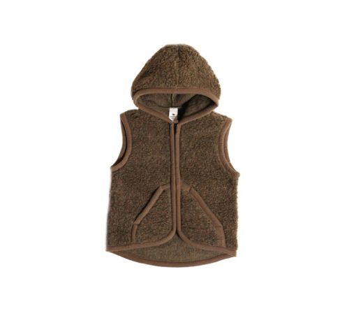 Alwero - Bodywarmer Robby, Biowolle, BARK (braun) – Bild 5