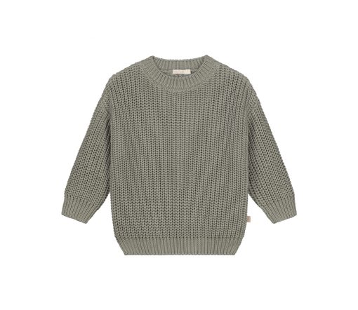 YUKI - Chunky Knit, SAGE, Bio Baumwolle – Bild 2