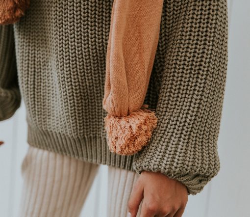 YUKI - Chunky Knit, SAGE, Bio Baumwolle – Bild 4