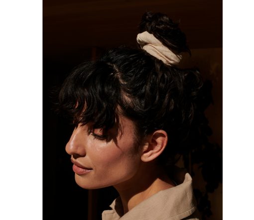 Monk & Anna - Scrunchie, Leinen, milk