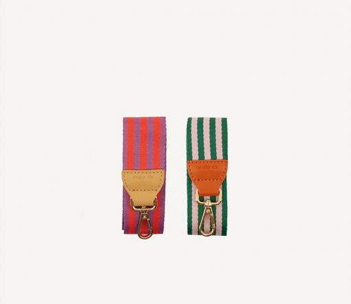 Sticky Lemon - The Sticky Sis Club, Shoulder straps • Sticky Sis x Jasmijn van der Zwaan, plum purple x berret red – Bild 3
