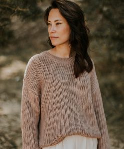 YUKI - Chunky Knit Women, MIST, Bio Baumwolle