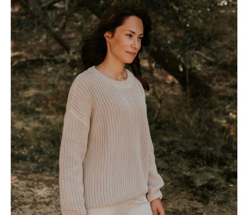 YUKI - Chunky Knit Women, MOON, Bio Baumwolle – Bild 3