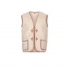 Alwero - Bodywarmer "Alpen" Adult, Biowolle, BEIGE, Unisex