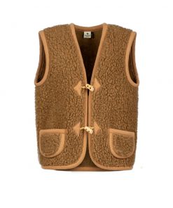 Alwero - Bodywarmer "Alpen" Adult, Biowolle, BARK, Unisex