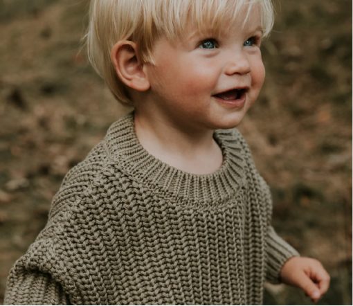 YUKI - Chunky Knit, SAGE, Bio Baumwolle – Bild 9