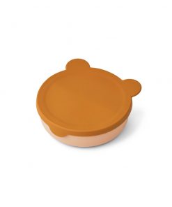 Liewood -  Trennschüssel "Rosie Mr. Bear" Mustard / Tuscany Rose Mix mit Deckel