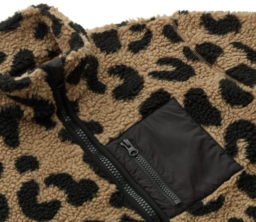 Liewood -  Mom-Jacke, Teddyjacke "Nelson", Mega Leo/Oat mix – Bild 3