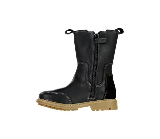 Wheat - Gefütterter Chelsea-Stiefel Sonni Long mit Tex-Membran, Black Granite – Bild 3