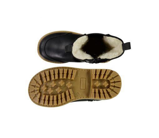 Wheat - Gefütterter Chelsea-Stiefel Sonni Long mit Tex-Membran, Black Granite – Bild 4