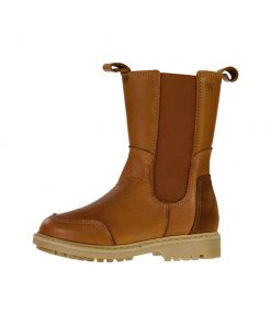 Wheat - Gefütterter Chelsea-Stiefel Sonni Long mit Tex-Membran, Cognac