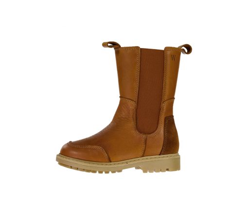 Wheat - Gefütterter Chelsea-Stiefel Sonni Long mit Tex-Membran, Cognac