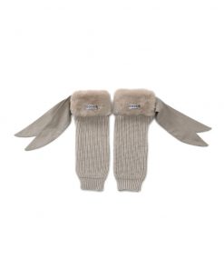 Donsje Amsterdam - Legwarmers "Gina", light teddy