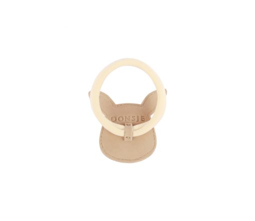 Donsje Amsterdam - Haargummi "Josy Classic Bunny", Taupe Nubuck – Bild 3