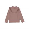 Wheat - Wolle-Longsleeve "Ruffle", dusty lilac, Merinowolle (6J.)