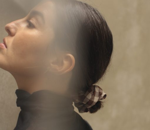 Monk & Anna - Scrunchie, Check Brown – Bild 2