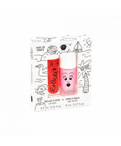 Nailmatic - Nagellack/Lip Gloss 2er Set "HOLIDAYS", Cookie, Strawberry, vegan
