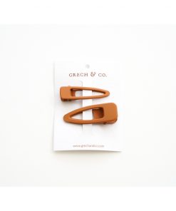Grech & Co. - Haarspangen Matte 2er Set, "Spice"