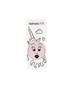 Nailmatic -  Nagellack "POLLY", hellrosa Glitzer, vegan