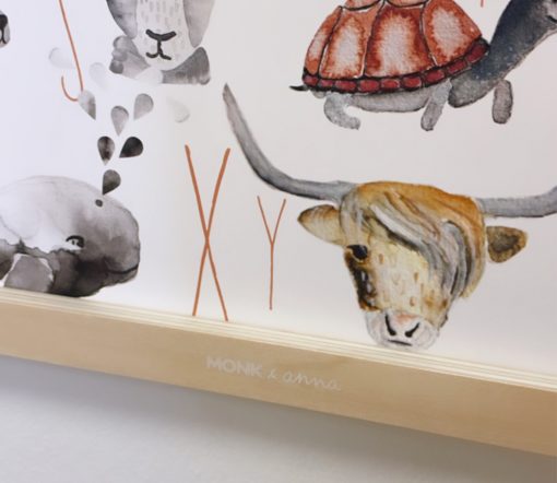 Monk & Anna - Bilderrahmen, Holz mit Magnet – Bild 5