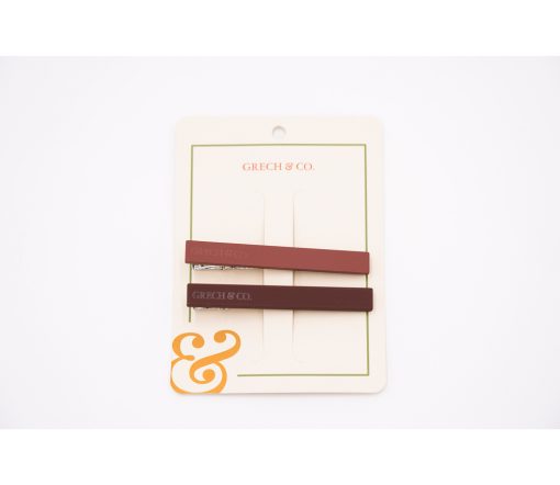 Grech & Co. - Haarspangen 2-farbig, "Mallow" – Bild 2