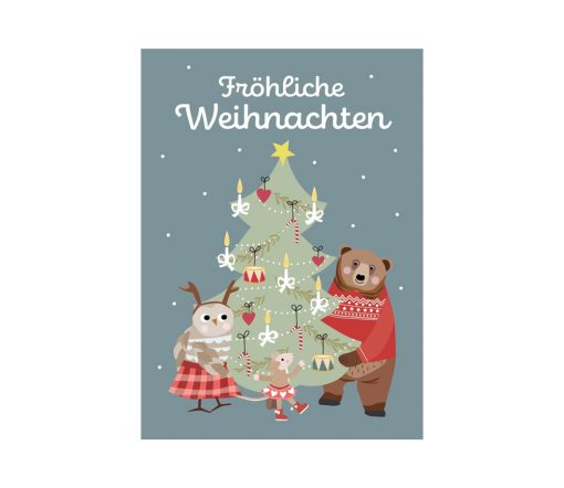 Nellie&Finn - Postkarte "WEIHNACHTSBAUM"