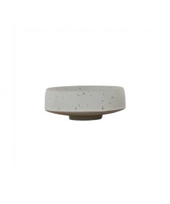OYOY - Schüssel HAGI, klein, Ø14 x H5,5 cm, weiß/braun