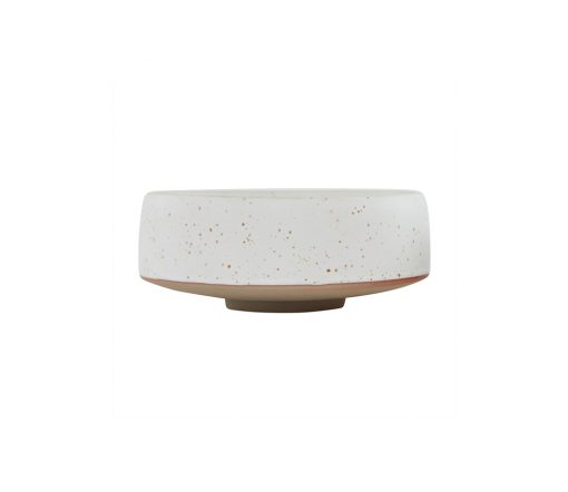 OYOY - Schüssel HAGI, groß, Ø20 x H8,5 cm, weiß/braun