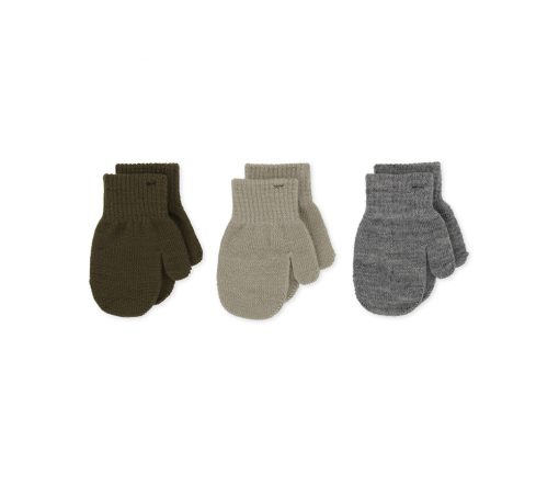 Konges Sløjd - Fäustlinge "Filla Dried Sage" 3er Pack