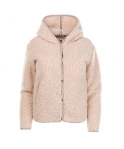 Alwero - Jacke mit Kapuze Women ENGY, Biowolle, Beige