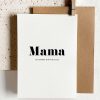 Unique Love - Klappkarte "Mama, ich danke dir"