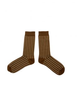 Monk & Anna - Sock, Glitter Lines, Oak